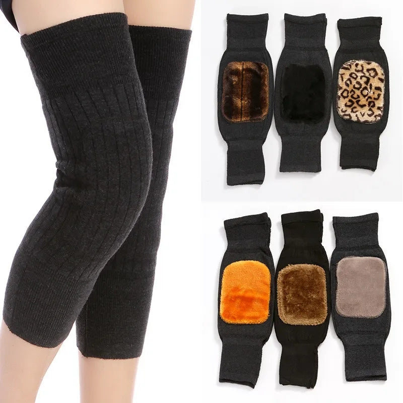 1 Pair = 2 Piece 🧦Winter Wool Knee Pads | 🧵Soft Wool Knee Brace for Pain Relief & Support for Men,Women