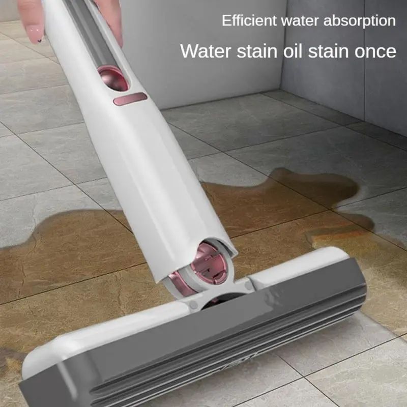 Mini Squeeze Mop Portable Cleaning Mop Desk Cleaner Window Glass Sponge Cleaner Wear